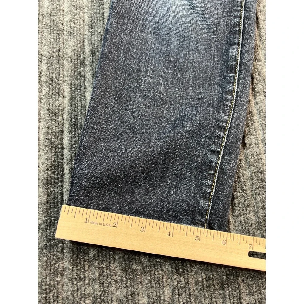 FRAME Le Garcon Crop Jeans Womens 28 Blue Distressed Slim‎ Boyfriend Stretch USA